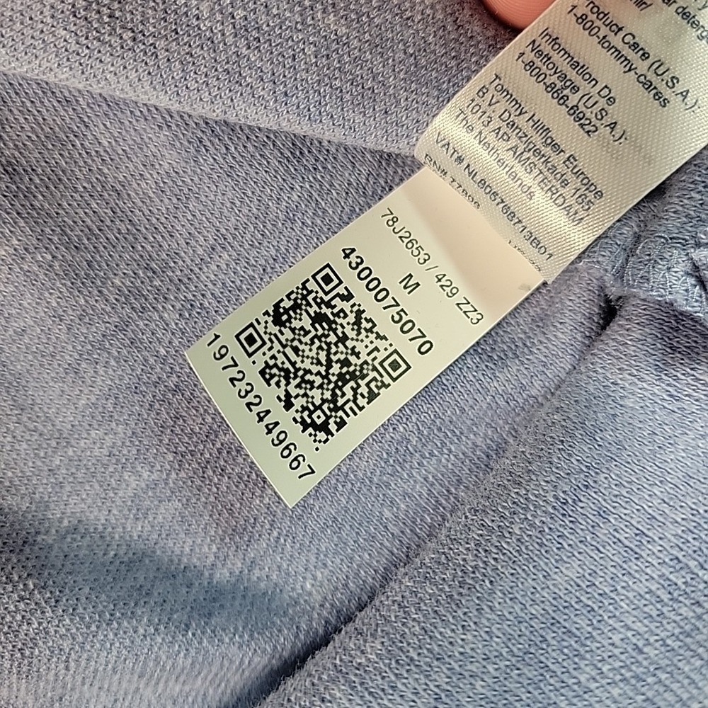 Tommy Hilfiger Polo Shirt Women's Size Medium Wicking Light Blue Top Daily Dress - Picture 5 of 8
